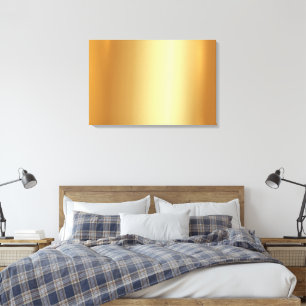Upload Uw Foto naar Blank Gouden Achtergrond Glamo Canvas Afdruk