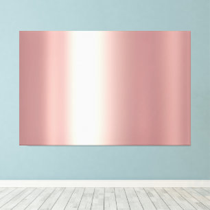 Upload Uw Foto naar Luxe Rose Goud Achtergrond Canvas Afdruk