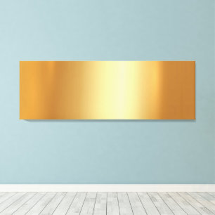 Upload uw foto op gouden achtergrond XL lang Canvas Afdruk