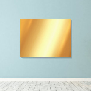 Upload Uw Foto Op Luxe Gouden Achtergrond Canvas Afdruk