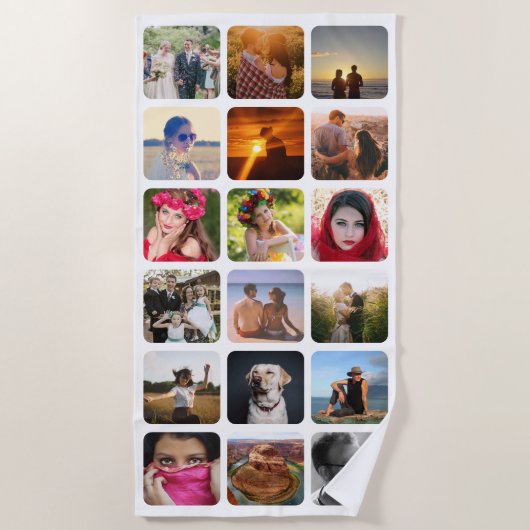 Upload uw foto strandlaken (Voorkant)