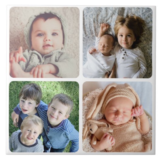 Upload uw fotokeramische tegels tegeltje (Voorkant)