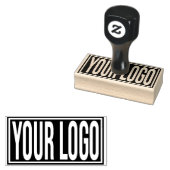 Upload uw Logo Business Logo Rubberstempel (Gestempeld)