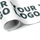 Upload uw Logo Cadeaupapier (Rol Hoek)