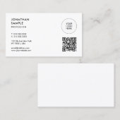 Upload uw Logo Modern Elegant Professional Visitekaartje (Voorkant / Achterkant)