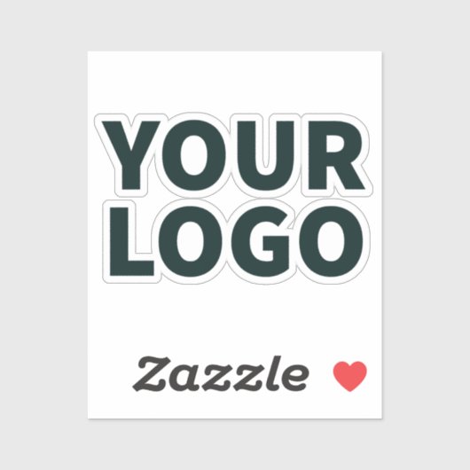 Upload uw Logo Sticker (Vel)