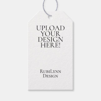Upload uw ontwerp hier Aangepaste cadeautag Cadeaulabel