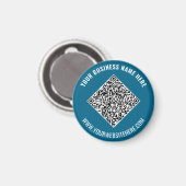Upload uw QR-code Promotionele Magneet Aangepaste (Voorkant / Achterkant)