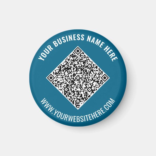 Upload uw QR-code Promotionele Magneet Aangepaste (Voorkant)