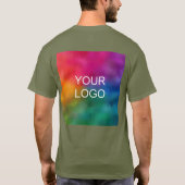 Upload voeg de Mannen toe van het Malplaatje van d T-shirt (Achterkant)