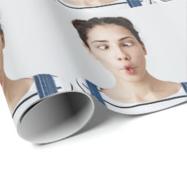 Upload Your Funny Face Photo Selfie Cadeaupapier