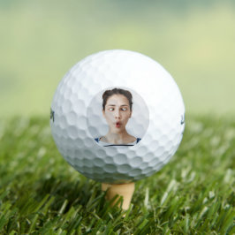 Upload Your Funny Face Photo Selfie Golfballen