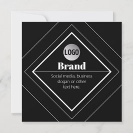 Upload Your Logo & Customizable Text Design Kaart