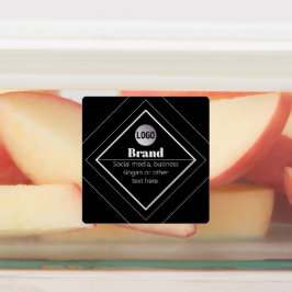 Upload Your Logo & Customizable Text Design Labels