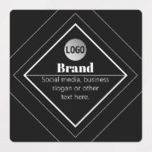 Upload Your Logo & Customizable Text Design Labels (Design 2)