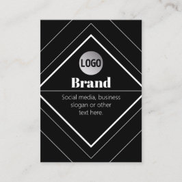 Upload Your Logo & Customizable Text Design Visitekaartje
