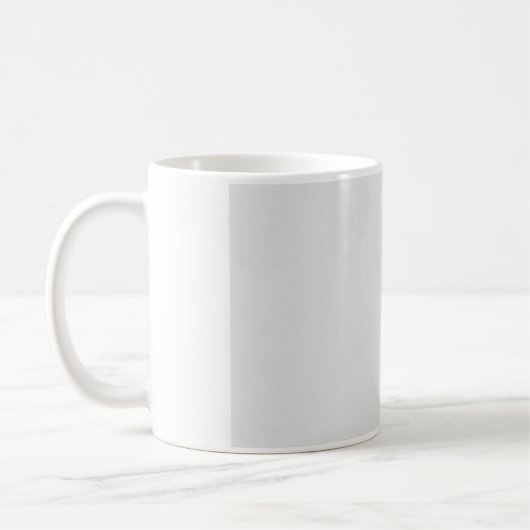 Upload Your Own Design Custom White Coffee Mug (Gauche)