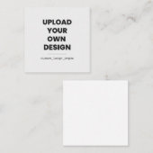 Upload Your Own Design Here | Custom Informatiekaartje (Voorkant / Achterkant)