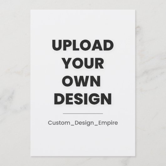 Upload Your Own Design Here | Custom Programma (Voorkant)