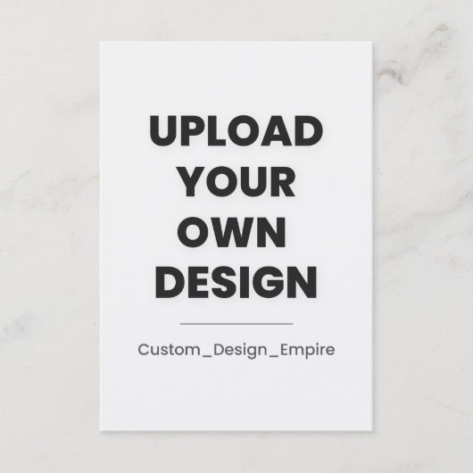 Upload Your Own Design Here | Custom Save The Date (Voorkant)