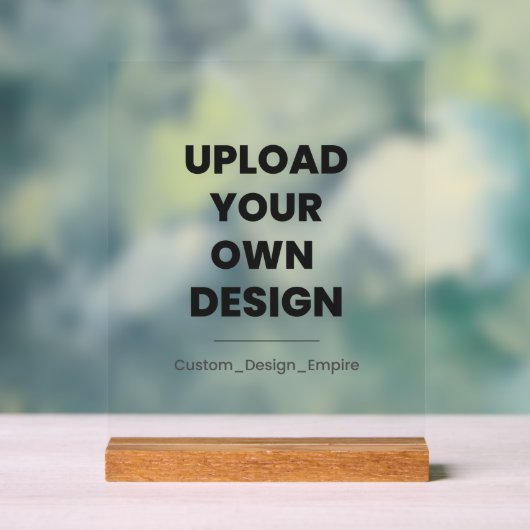 Upload Your Own Design Here | Custom Template (Neutre)