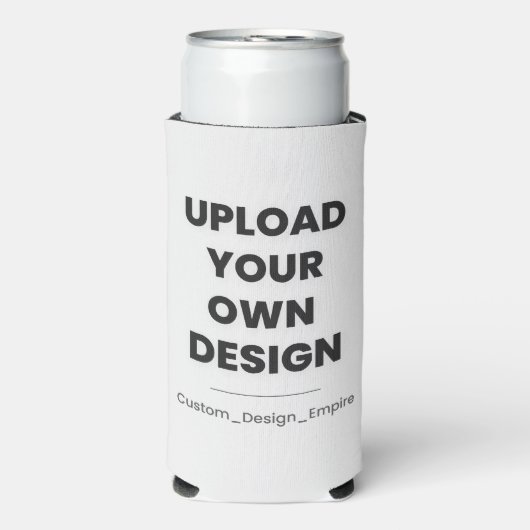 Upload Your Own Design Here | Custom Template (Seltzer Voorkant)