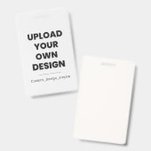 Upload Your Own Design Here | Custom Template Badge (Voor- en achterkant)