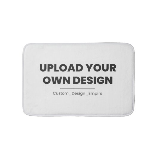 Upload Your Own Design Here | Custom Template Badmat (Voorkant)