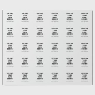 Upload Your Own Design Here | Custom Template Cadeaupapier