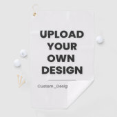 Upload Your Own Design Here | Custom Template Golfhanddoek (Insitu)