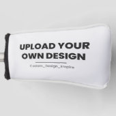 Upload Your Own Design Here | Custom Template Golfheadcover (Voorkant)