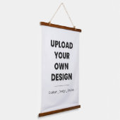 Upload Your Own Design Here | Custom Template Hangend Wandkleed (Gebogen)