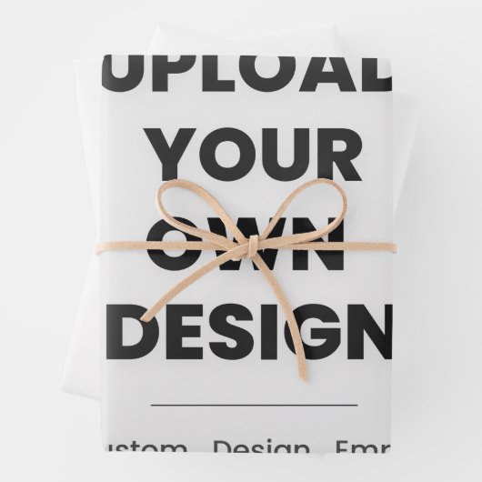 Upload Your Own Design Here | Custom Template Inpakpapier Vel (In situ)