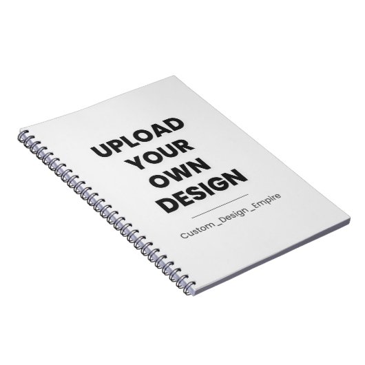 Upload Your Own Design Here | Custom Template Notitieboek (Rechterzijde)
