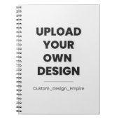 Upload Your Own Design Here | Custom Template Notitieboek (Voorkant)