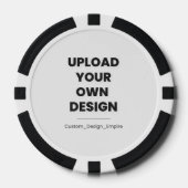 Upload Your Own Design Here | Custom Template Poker Chips (Voorkant)