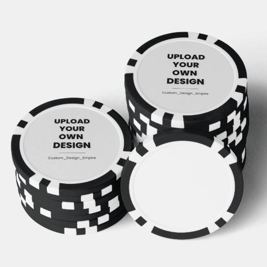 Upload Your Own Design Here | Custom Template Poker Chips (Opstapeling)