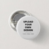Upload Your Own Design Here | Custom Template Ronde Button 3,2 Cm (Voorkant /achterkant)