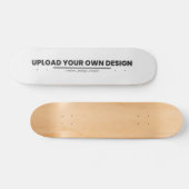 Upload Your Own Design Here | Custom Template Skateboard (Horizontaal)