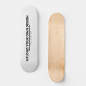 Upload Your Own Design Here | Custom Template Skateboard (Voorkant)