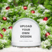 Upload Your Own Design Here | Custom Template Sneeuwbol (Kerstmis)