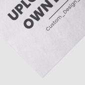 Upload Your Own Design Here | Custom Template Tissuepapier (Detail)