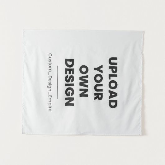 Upload Your Own Design Here | Custom Template Wandkleed (Voorkant (horizontaal))