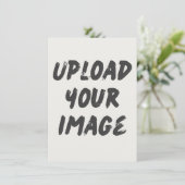 Upload your own kaart (Staand voorkant)