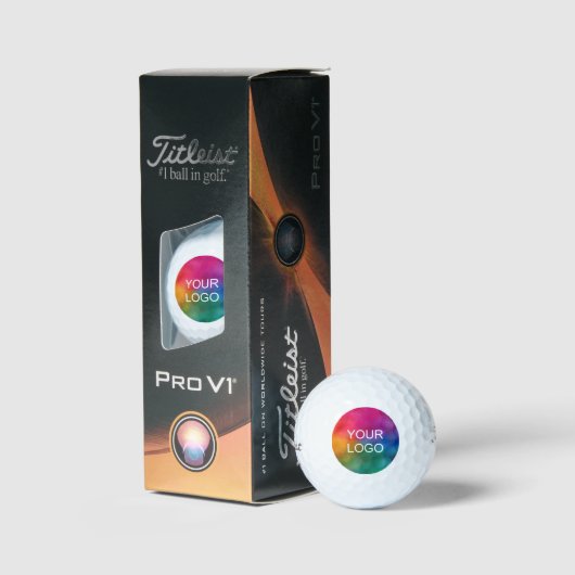 Upload Your Own Logo Titleist 2023 Pro V1 Pack Golfballen (Verpakking)