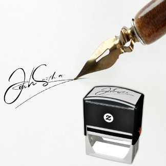 Upload Your Own Signature Name | Handwritten   Zelfinktende Stempel