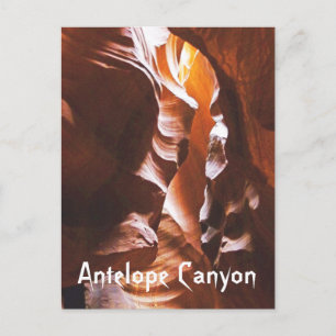 Upper Antelope Canyon, carte postale du canyon à f