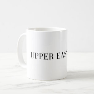 Upper East Side mok NYC Manhattan typografie