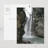 Upper Falls - Carte postale du canyon Johnston (Devant / Derrière)