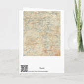 Upper Saranac Lake Détail de l'ancienne carte topo (Dos)